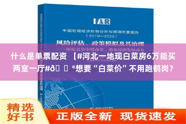 什么是单票配资 【#河北一地现白菜房6万能买两室一厅#😮想要“白菜价”不用跑鹤岗？