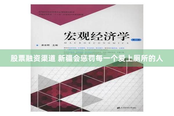 股票融资渠道 新疆会惩罚每一个爱上厕所的人