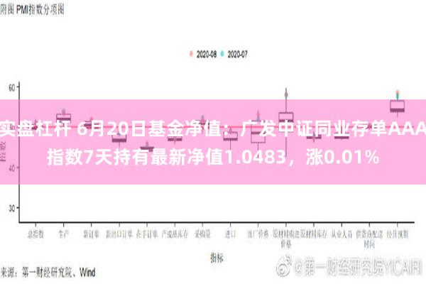 实盘杠杆 6月20日基金净值：广发中证同业存单AAA指数7天持有最新净值1.0483，涨0.01%