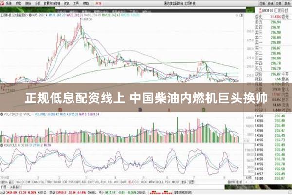 正规低息配资线上 中国柴油内燃机巨头换帅